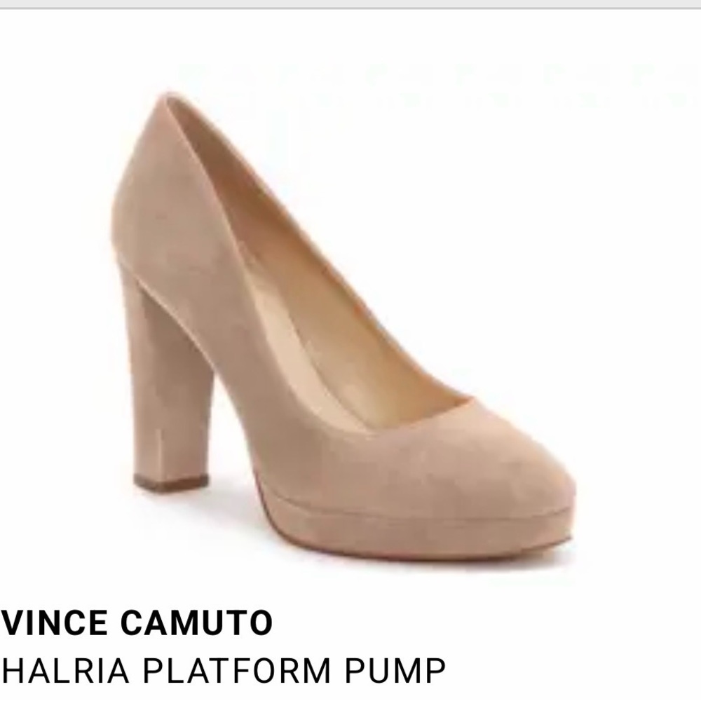 Vince Camuto Halria Platform Pump - Beige